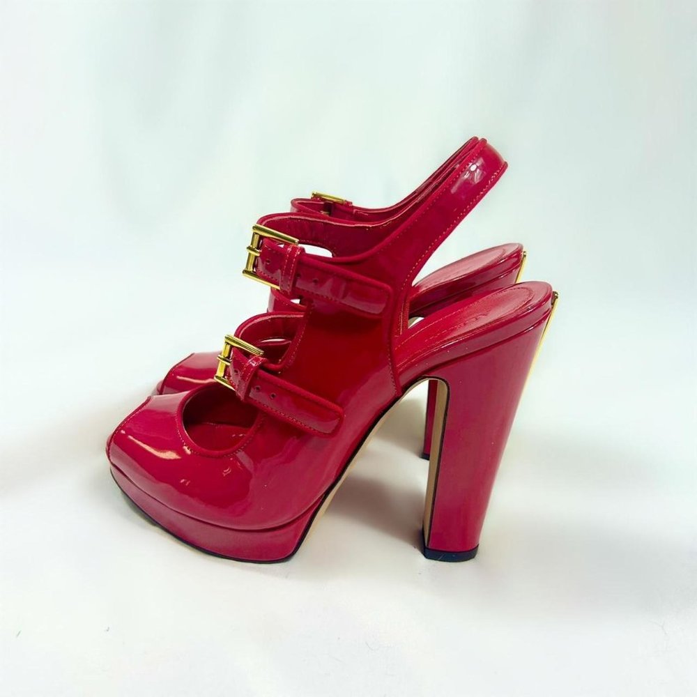 ALEXANDER MCQUEEN PATENT LEATHER HEELS